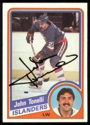John Tonelli Autographed 1984-85 Topps Card #103 New York Islanders SKU #255000