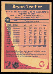 Bryan Trottier Autographed 1984-85 O-Pee-Chee Card #139 New York Islanders SKU #255001