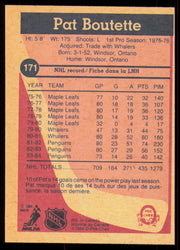 Pat Boutette Autographed 1984-85 O-Pee-Chee Card #171 Pittsburgh Penguins SKU #255013