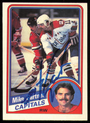 Mike Gartner Autographed 1984-85 O-Pee-Chee Card #197 Washington Capitals SKU #255023