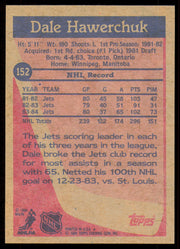 Dale Hawerchuk Autographed 1984-85 Topps Card #152 Winnipeg Jets SKU #255029