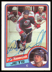 Dale Hawerchuk Autographed 1984-85 Topps Card #152 Winnipeg Jets SKU #255031