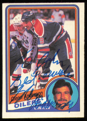 Glenn Anderson Autographed 1984-85 O-Pee-Chee Card #238 Edmonton Oilers "To John" SKU #255035