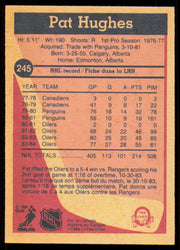Pat Hughes Autographed 1984-85 O-Pee-Chee Card #245 Edmonton Oilers SKU #255038