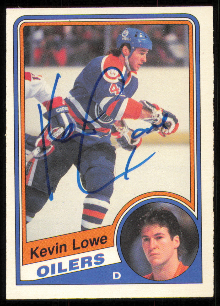 Kevin Lowe Autographed 1984-85 O-Pee-Chee Card #251 Edmonton Oilers SKU #255040