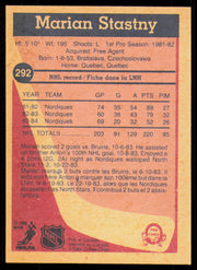 Marian Stastny Autographed 1984-85 O-Pee-Chee Card #292 Quebec Nordiques SKU #255050
