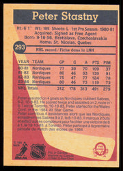 Peter Stastny Autographed 1984-85 O-Pee-Chee Card #293 Quebec Nordiques SKU #255052
