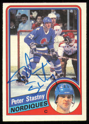 Peter Stastny Autographed 1984-85 O-Pee-Chee Card #293 Quebec Nordiques SKU #255054