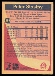 Peter Stastny Autographed 1984-85 O-Pee-Chee Card #293 Quebec Nordiques SKU #255054