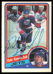 Dale Hawerchuk Autographed 1984-85 O-Pee-Chee Card #339 Winnipeg Jets SKU #255070