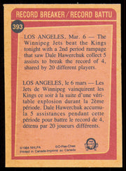 Dale Hawerchuk Autographed 1984-85 O-Pee-Chee Card #393 Winnipeg Jets SKU #255081
