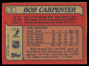 Bob Carpenter Autographed 1985-86 Topps Box Bottom Card #C Washington Capitals SKU #255091