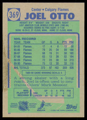 Joel Otto Autographed 1990-91 Topps Card #369 Calgary Flames SKU #255103