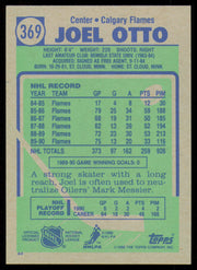 Joel Otto Autographed 1990-91 Topps Card #369 Calgary Flames SKU #255105
