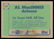Al MacInnis Autographed 1990-91 Topps Card #197 Calgary Flames SKU #255132