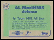 Al MacInnis Autographed 1990-91 Topps Card #197 Calgary Flames SKU #255134
