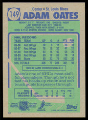 Adam Oates Autographed 1990-91 Topps Card #149 St. Louis Blues SKU #255140