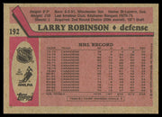 Larry Robinson Autographed 1987-88 Topps Card #192 Montreal Canadiens SKU #255156