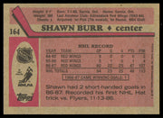 Shawn Burr Autographed 1987-88 Topps Card #164 Detroit Red Wings SKU #255161