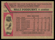 Walt Poddubny Autographed 1987-88 Topps Card #142 New York Rangers SKU #255163