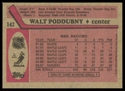 Walt Poddubny Autographed 1987-88 Topps Card #142 New York Rangers SKU #255164