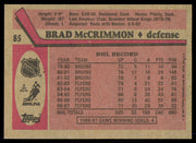 Brad McCrimmon Autographed 1987-88 Topps Card #85 Philadelphia Flyers SKU #255211
