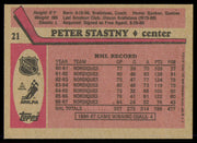 Peter Stastny Autographed 1987-88 Topps Card #21 Quebec Nordiques SKU #255218