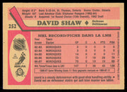 David Shaw Autographed 1987-88 O-Pee-Chee Card #252 Quebec Nordiques SKU #255229