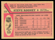 Steve Rooney Autographed 1987-88 O-Pee-Chee Rookie Card #223 Winnipeg Jets SKU #255232