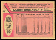 Larry Robinson Autographed 1987-88 O-Pee-Chee Card #192 Montreal Canadiens SKU #255240