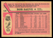Bob Sauve Autographed 1987-88 O-Pee-Chee Card #140 New Jersey Devils SKU #255248