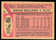 Brian Bellows Autographed 1987-88 O-Pee-Chee Card #94 Minnesota North Stars SKU #255260