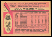 Doug Wilson Autographed 1987-88 O-Pee-Chee Card #14 Chicago Blackhawks SKU #255279