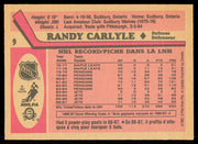 Randy Carlyle Autographed 1987-88 O-Pee-Chee Card #9 Winnipeg Jets SKU #255280
