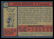 John Brown Autographed 1974-75 Topps Card #139 Atlanta Hawks SKU #255290