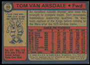 Tom Van Arsdale Autographed 1974-75 Topps Card #20 Philadelphia 76ers SKU #255292