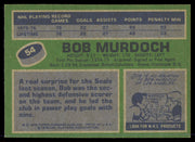 Bob Murdoch Autographed 1976-77 Topps Rookie Card #54 California Golden Seals SKU #255302
