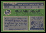 Bob Murdoch Autographed 1976-77 Topps Rookie Card #54 California Golden Seals SKU #255303
