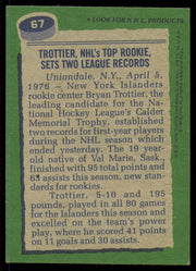 Bryan Trottier Autographed 1976-77 Topps Rookie Card #67 New York Islanders SKU #255307