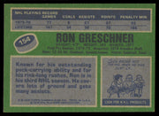 Ron Greschner Autographed 1976-77 Topps Card #154 New York Rangers SKU #255328
