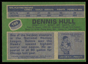 Dennis Hull Autographed 1976-77 Topps Card #195 Chicago Blackhawks SKU #255337