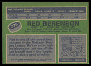 Red Berenson Autographed 1976-77 Topps Card #236 St. Louis Blues SKU #255341