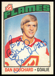 Dan Bouchard Autographed 1976-77 O-Pee-Chee Card #111 Atlanta Flames SKU #255347