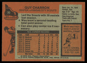 Guy Charron Autographed 1975-76 Topps Card #32 Kansas City Scouts SKU #255356