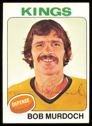 Bob Murdoch Autographed 1975-76 Topps Card #33 Los Angeles Kings SKU #255357