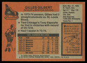 Gilles Gilbert Autographed 1975-76 Topps Card #45 Boston Bruins SKU #255361