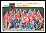 Rick MacLeish Autographed 1975-76 Topps Card #95 Philadelphia Flyers SKU #255372
