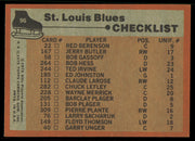 Emile Francis Autographed 1975-76 Topps Card #96 St. Louis Blues SKU #255375
