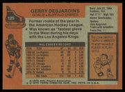Gerry Desjardins Autographed 1975-76 Topps Card #125 Buffalo Sabres SKU #255383