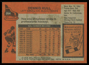 Dennis Hull Autographed 1975-76 Topps Card #254 Chicago Blackhawks SKU #255401